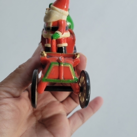 Hallmark RARE vintage ornament, here comes santa 1979, pre-owned - Picture 5 of 11
